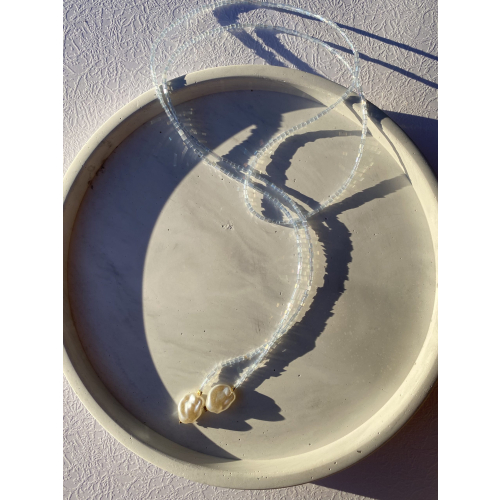 Aqua Perlada Necklace | Kolye