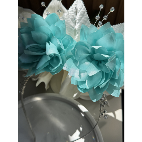 Aqua Blossom Crown